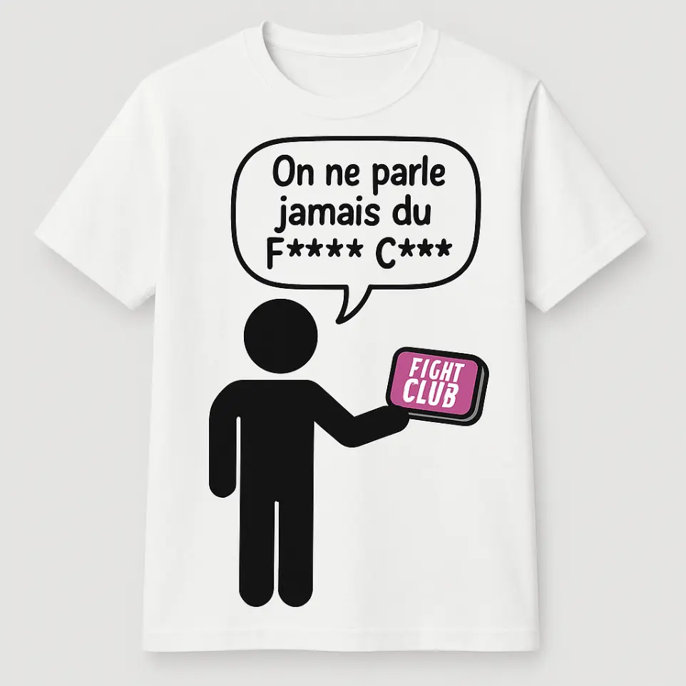 T-shirt pictogram fight club