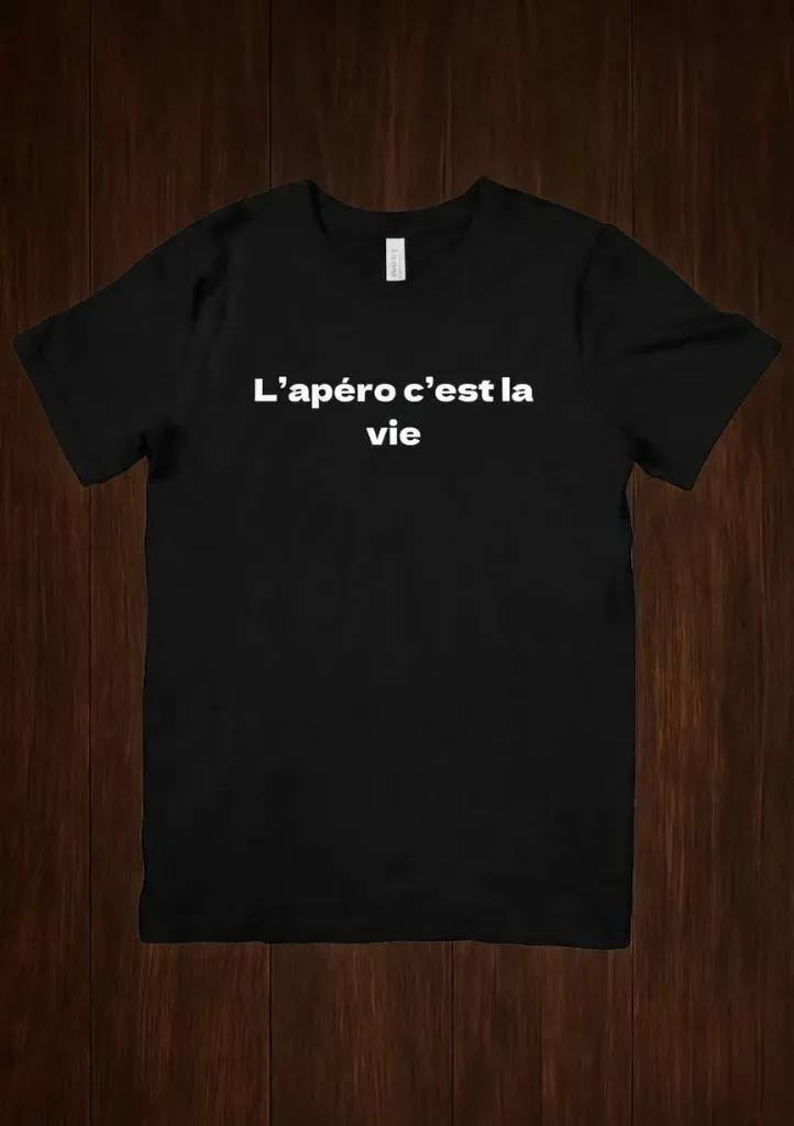 T shirt L'apéro c'est la vie