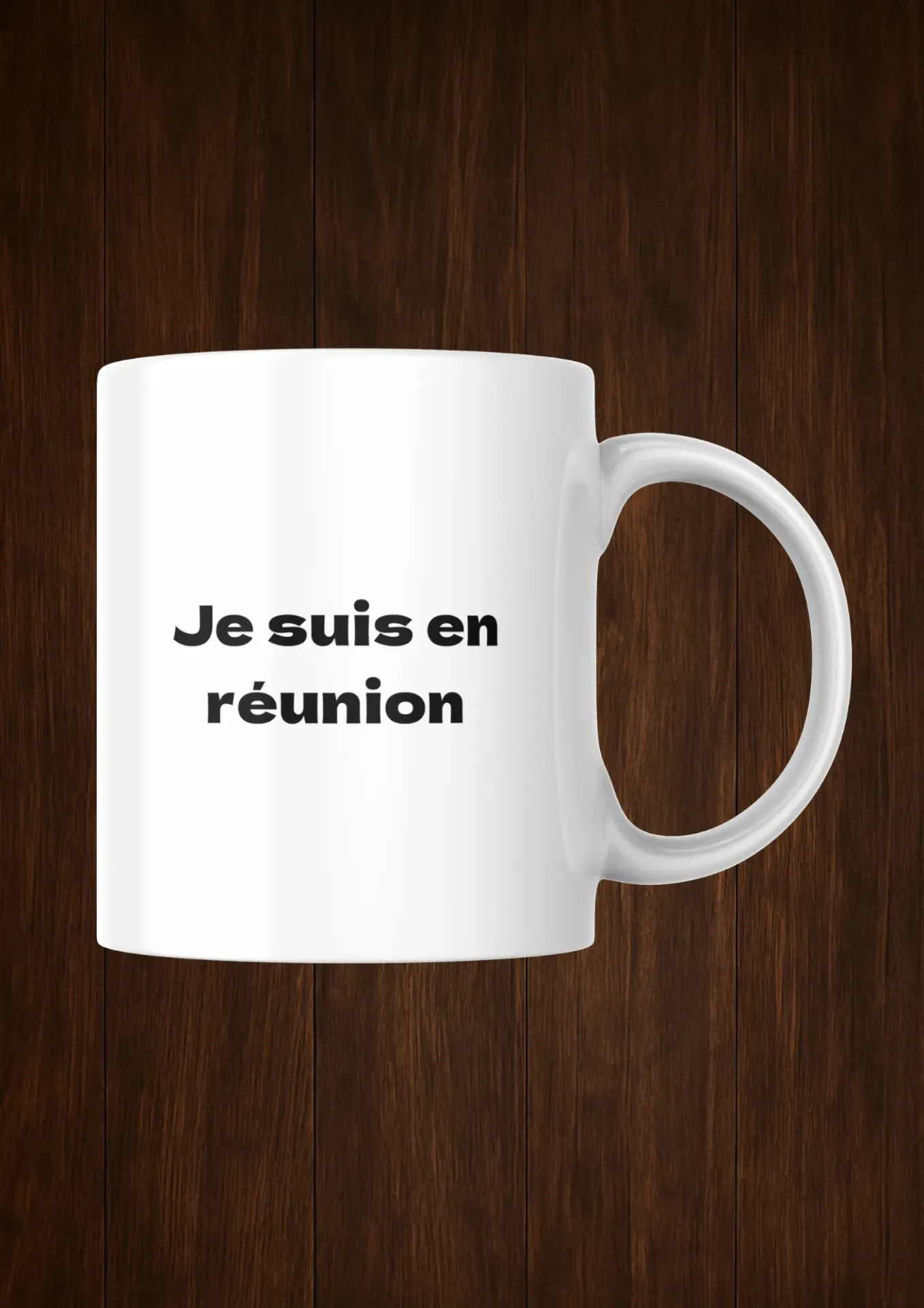Mug Je suis en réunion